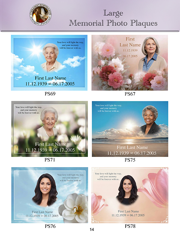 Large Memorial Plaques